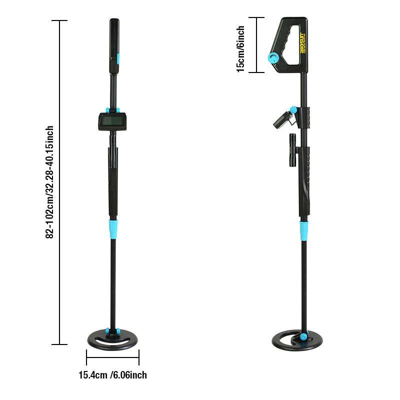 Underground Metal Detector Waterproof Portable Adjustable Length Metal Detector Gold Hunter