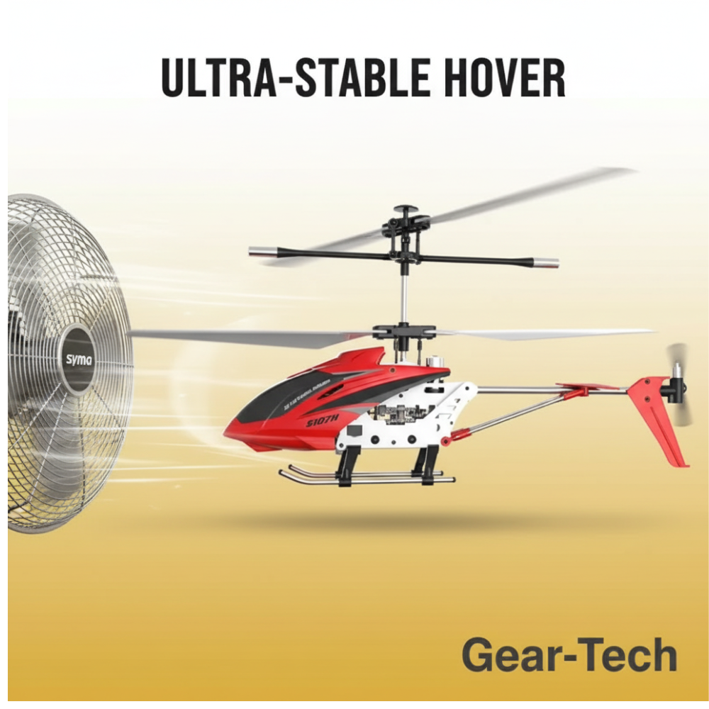 Hercules Unbreakable 3.5CH RC Helicopter Mini RC Helicopter with Gyro Crimson