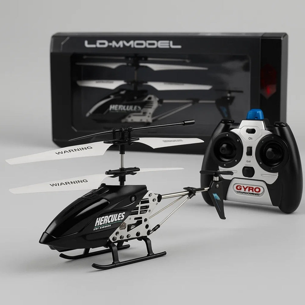 Hercules Unbreakable 3.5CH RC Helicopter Mini RC Helicopter with Gyro Crimson
