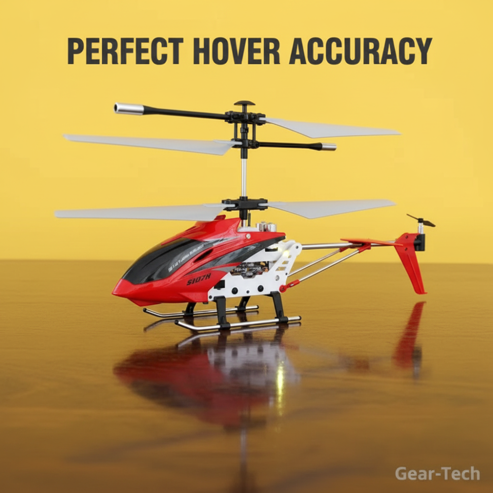 Hercules Unbreakable 3.5CH RC Helicopter Mini RC Helicopter with Gyro Crimson