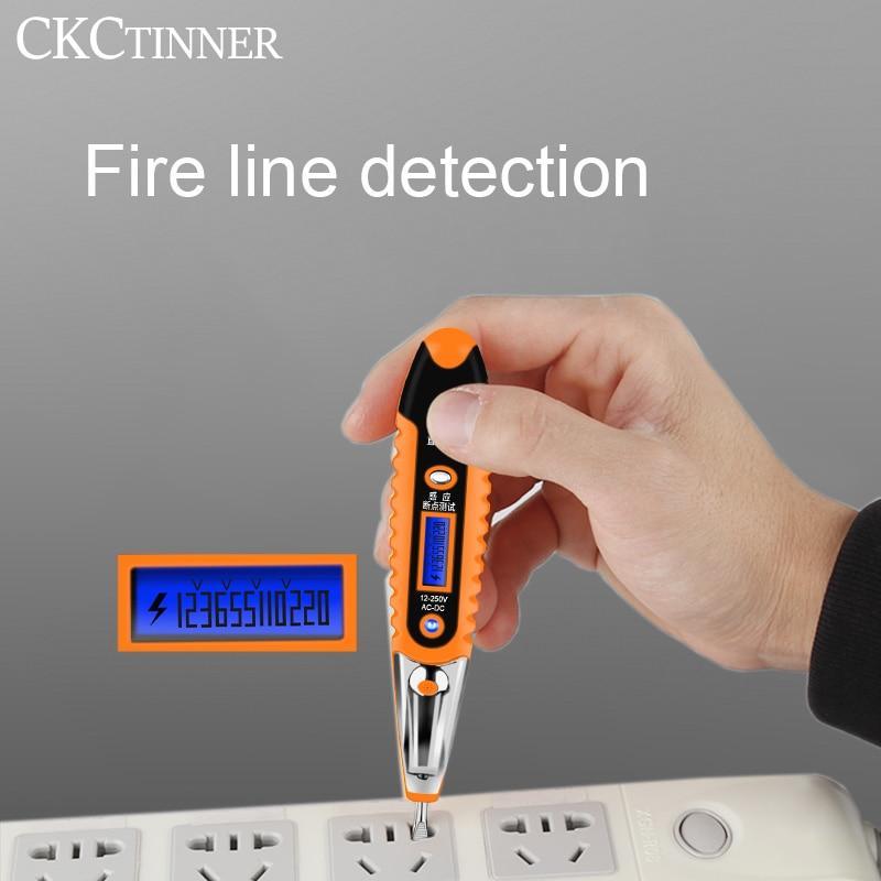 Display Voltage Detector Test Pen Electrician Tools